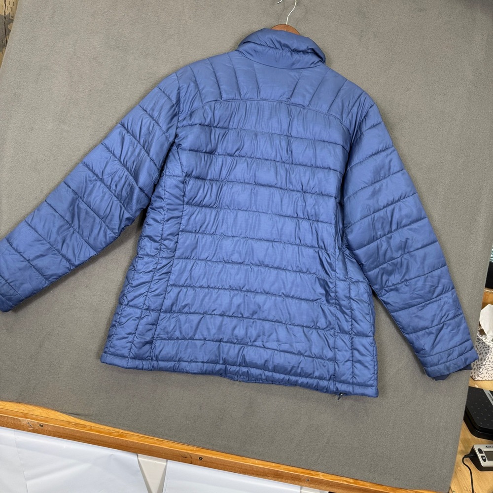 Columbia Puffer Jacket Women 1X Blue Thermal Coil Quilted Insulated Winter Snow - Picture 2 of 8